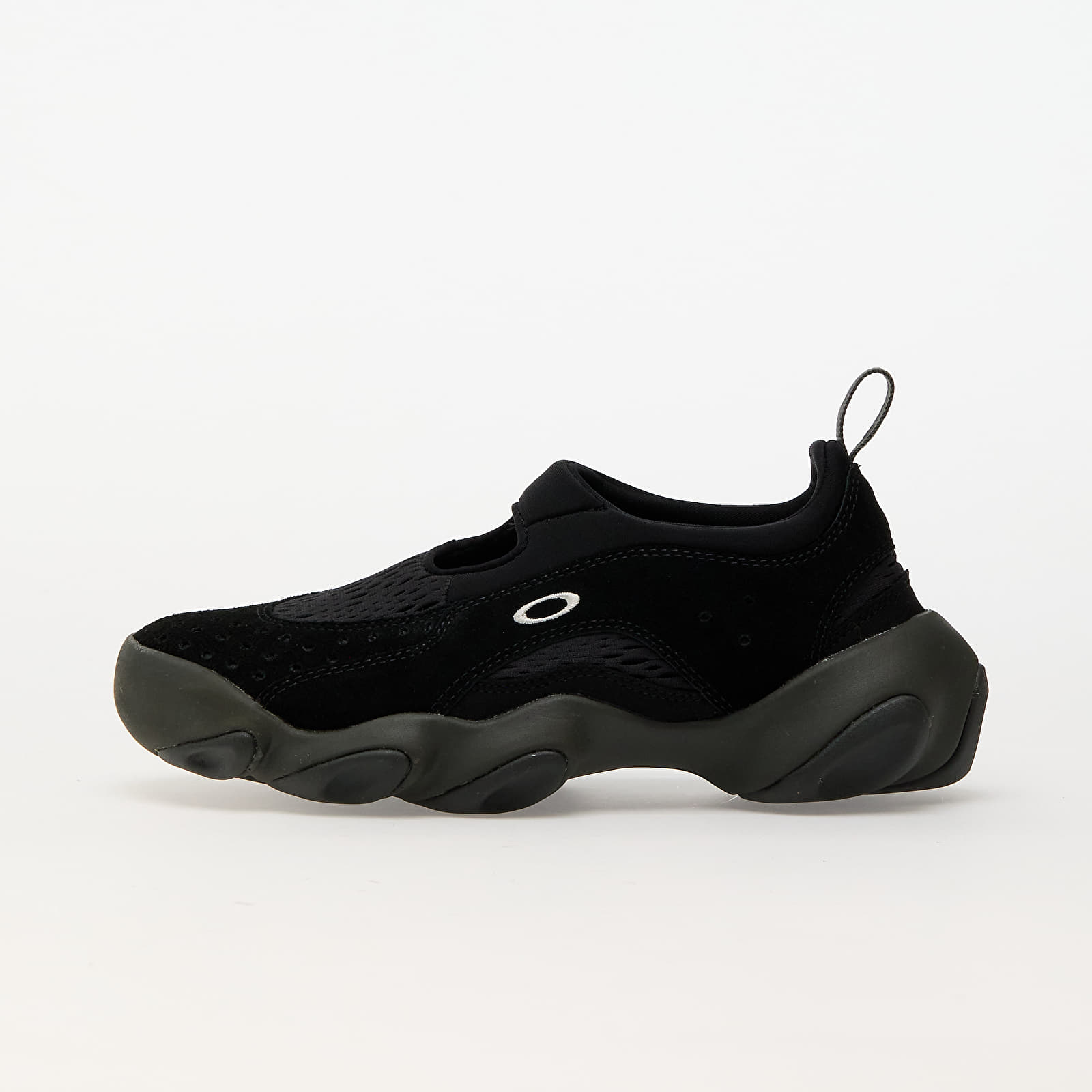 Pánské tenisky a boty Oakley Factory Team Suede Flesh Sandal Black
