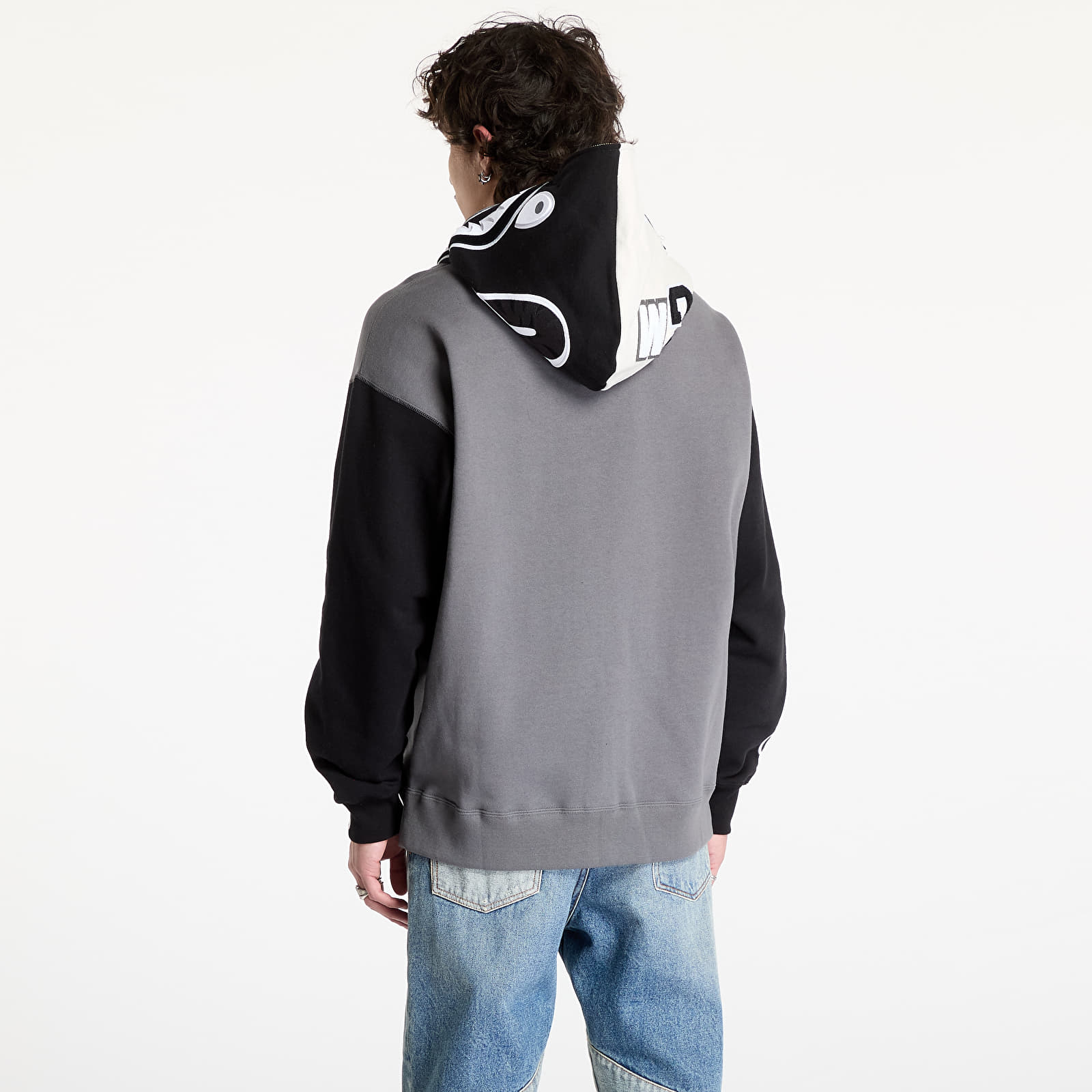 Mikiny A BATHING APE Shark Full Zip Hoodie 1 UNISEX Black