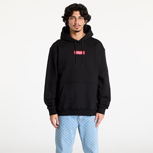 Mitchell & Ness Branded M&N Box Logo Hoodie Black