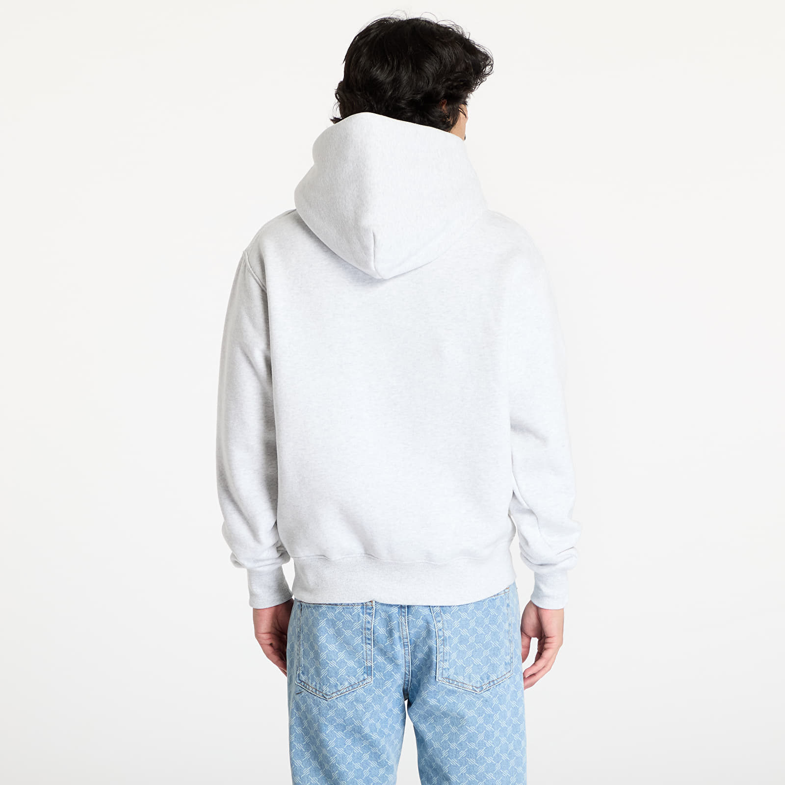 Férfi kapucnis pulcsik PLEASURES Punk Duck Hoodie Heather Grey