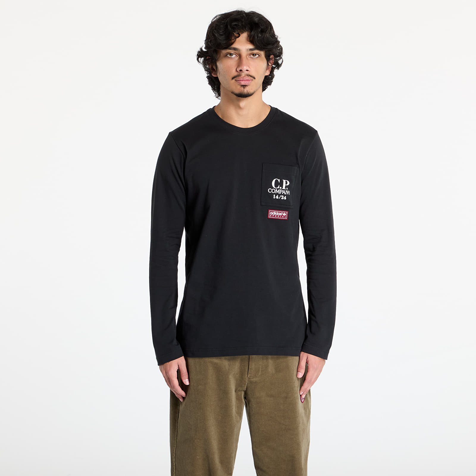 Koszulki adidas x C.P. Company Spezial Pocket Long Sleeve Black