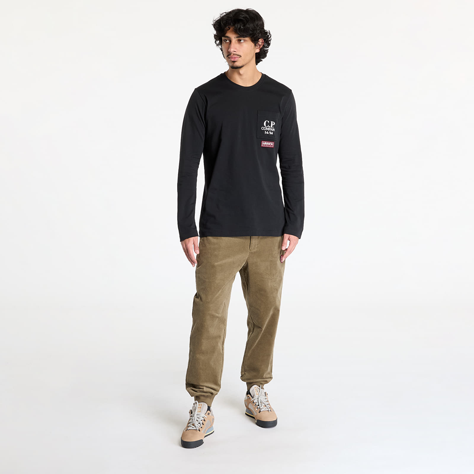 Koszulki adidas x C.P. Company Spezial Pocket Long Sleeve Black