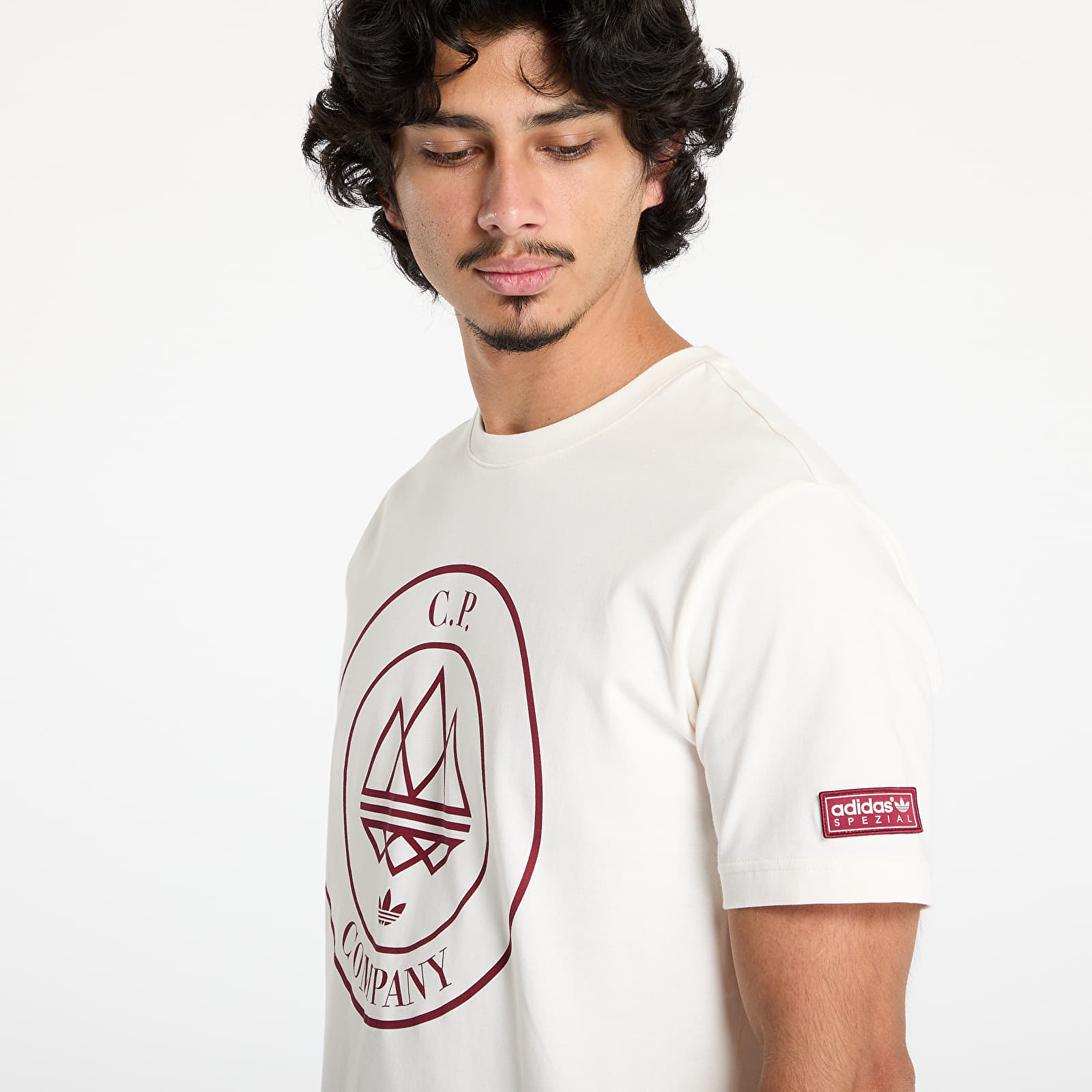 Tricou adidas x C.P. Company Spezial Tee Core White - 1 | YEO