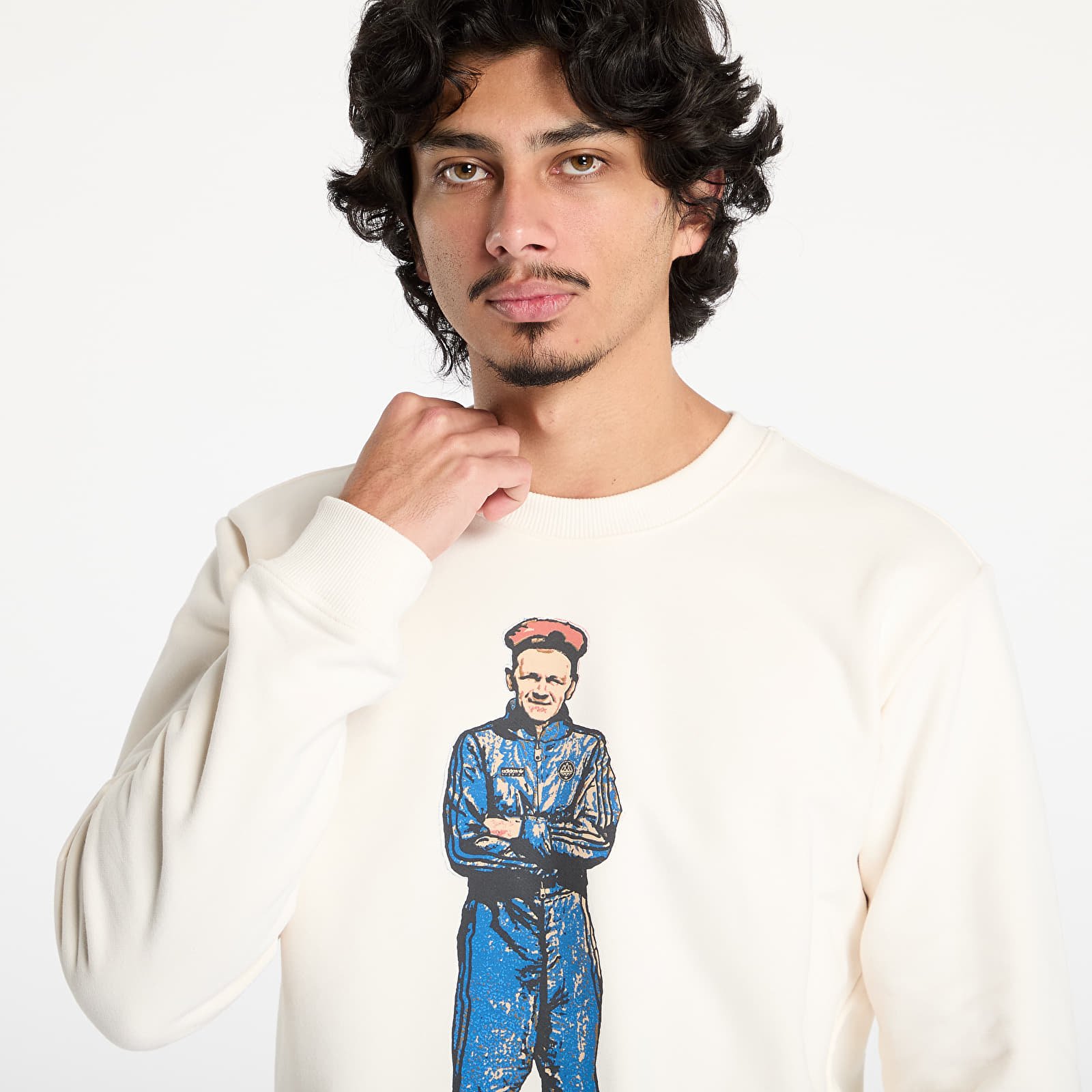 Bluzy adidas x C.P. Company Spezial Sweatshirt Core White