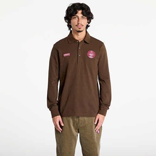 Tričko adidas x C.P. Company Spezial Polo Shirt Brown