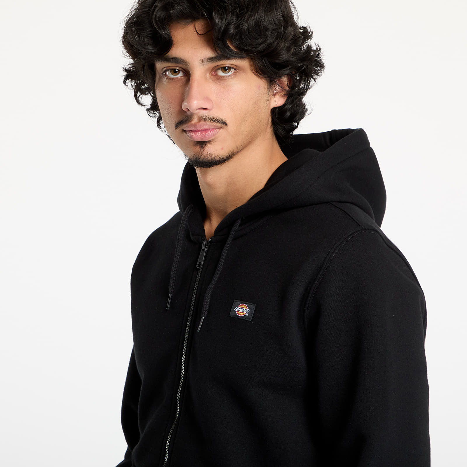 Men's hoodies Dickies Oakport Zip Hoodie Black