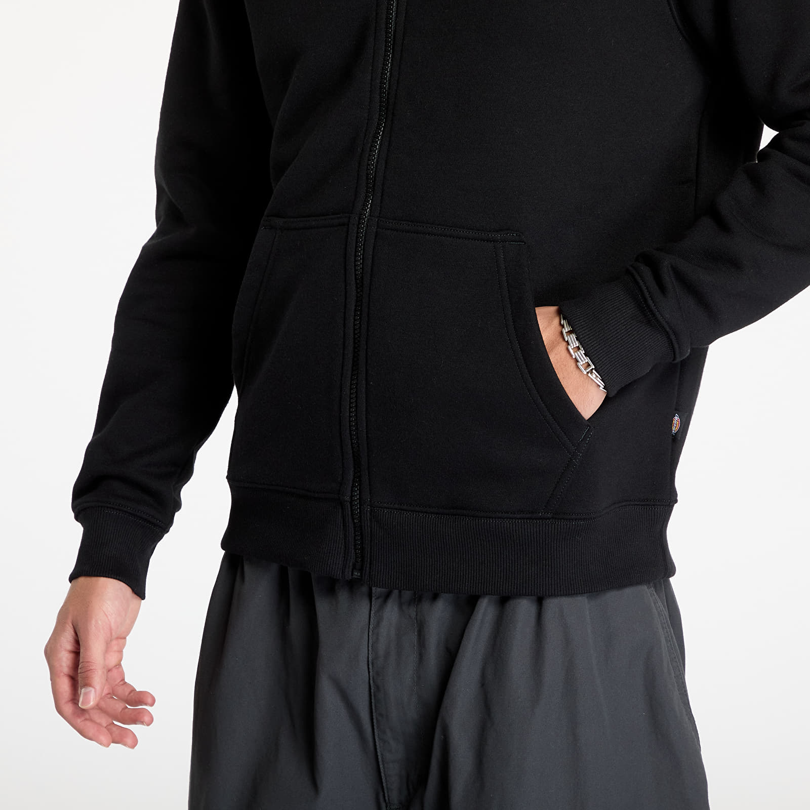 Men's hoodies Dickies Oakport Zip Hoodie Black