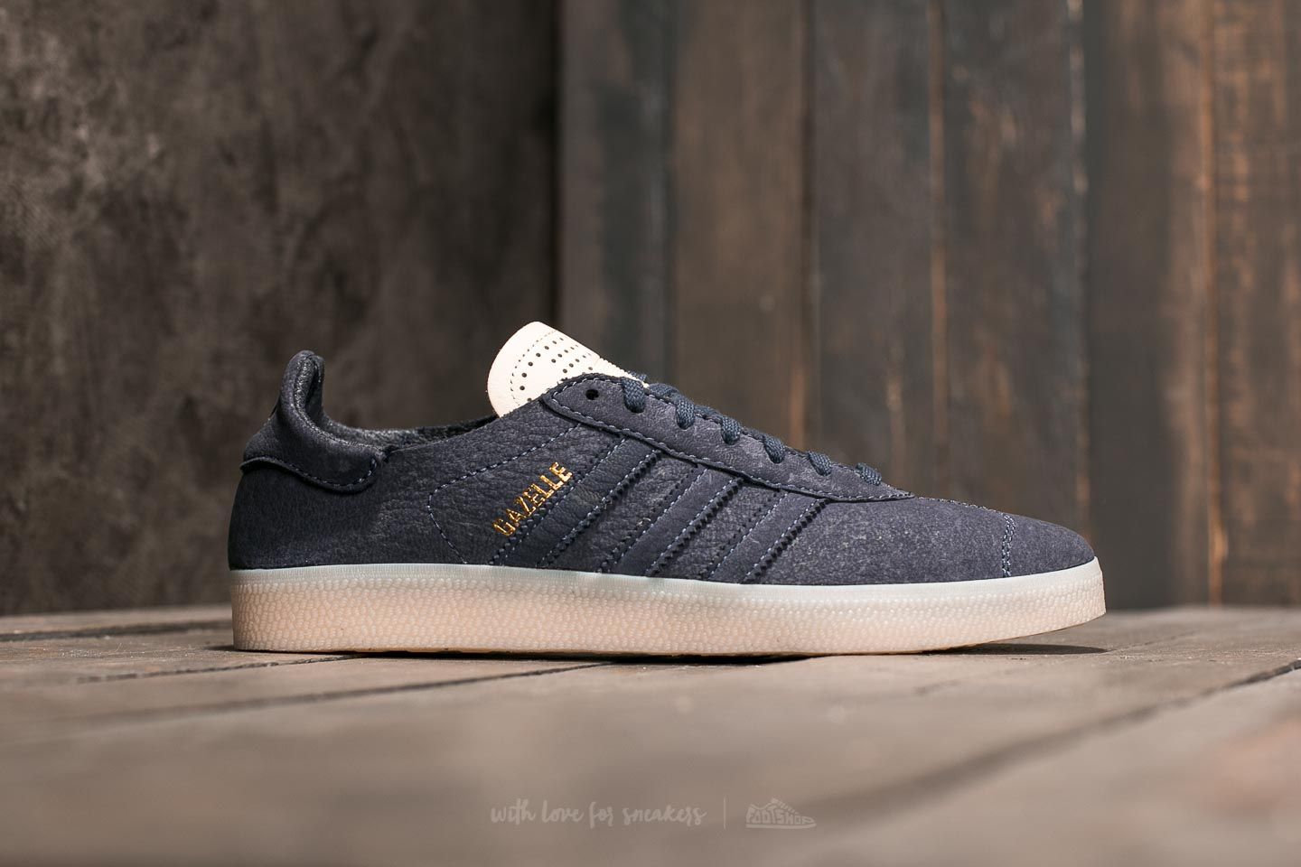 Men s shoes adidas Gazelle Crafted Pack Supplier Colour Ftw White Gold Metallic Footshop