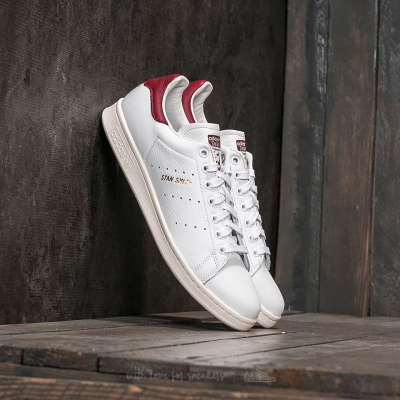 adidas Stan Smith Ftw White/ Ftw White/ Core Burgundy | Footshop display picture 3