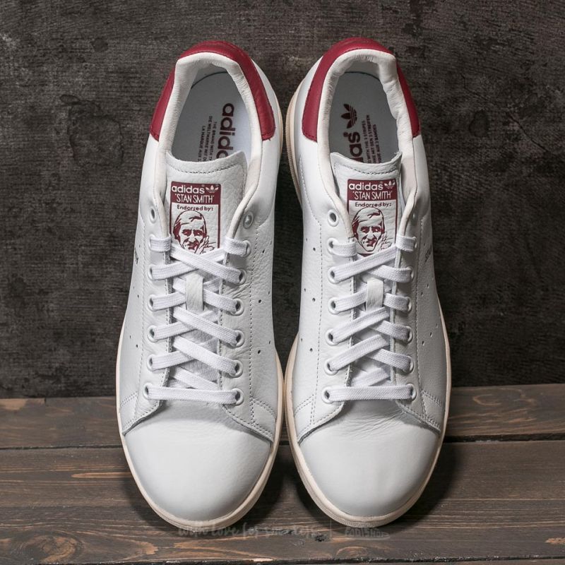 adidas Stan Smith Ftw White/ Ftw White/ Core Burgundy | Footshop display picture 1