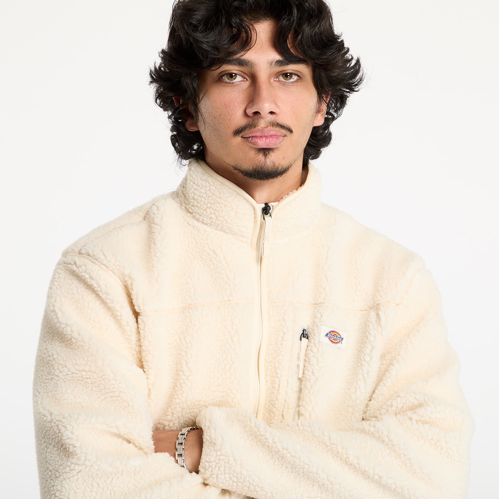 Hanorace pentru bărbați Dickies Mount Hope Fleece Whitecap Gray