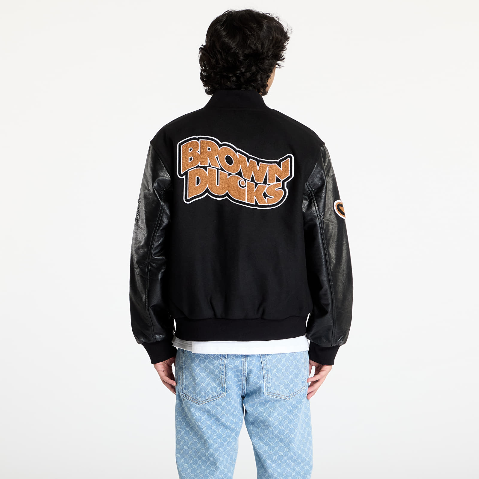 Jakker for menn Carhartt WIP Brown Ducks Bomber UNISEX Black/ Black