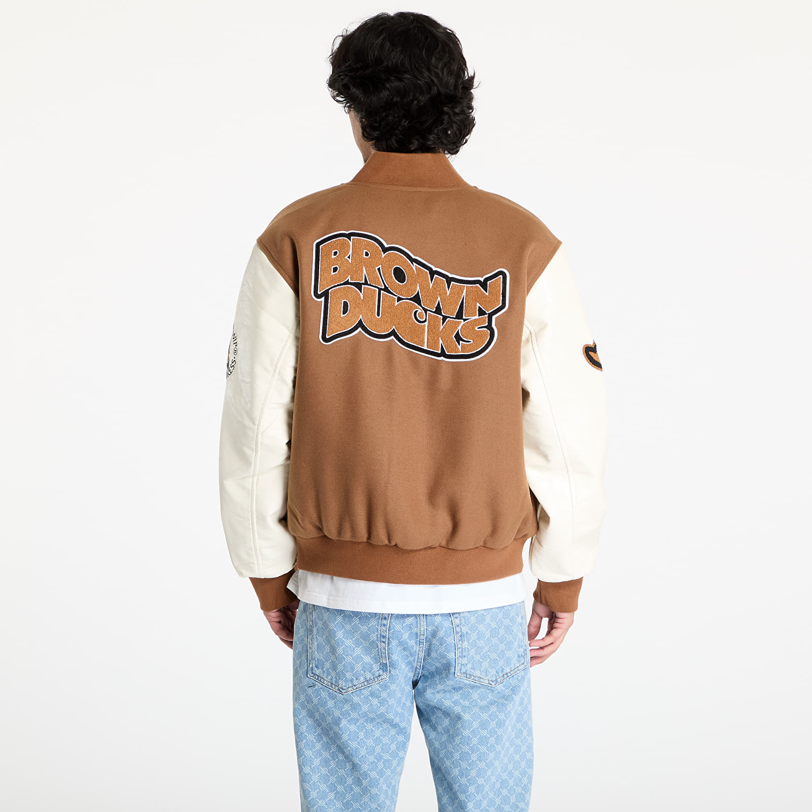 Pánské bundy Carhartt WIP Brown Ducks Bomber UNISEX Hamilton Brown/ Wax