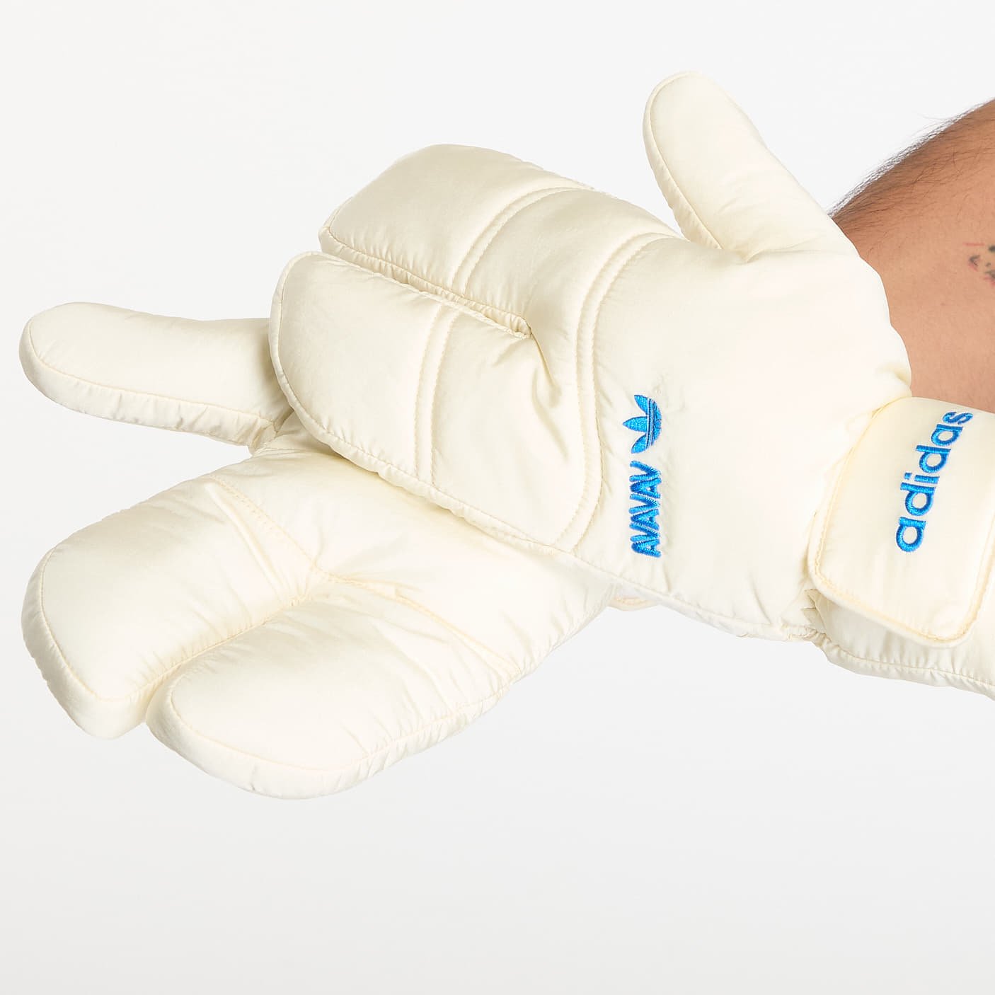 adidas x AVAVAV Three Finger Gloves Cream White M