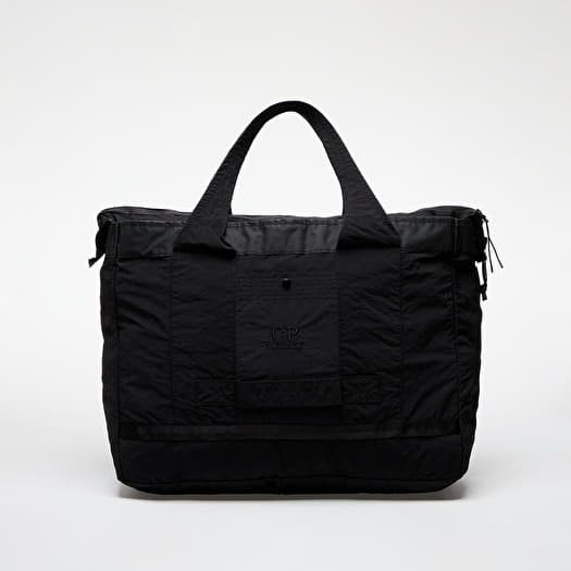 Taske C.P. Company Plain Paper Touch Duffel Bag Black