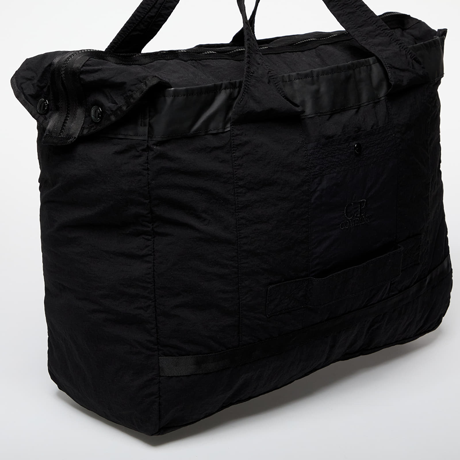 Tašky přes rameno C.P. Company Plain Paper Touch Duffel Bag Black