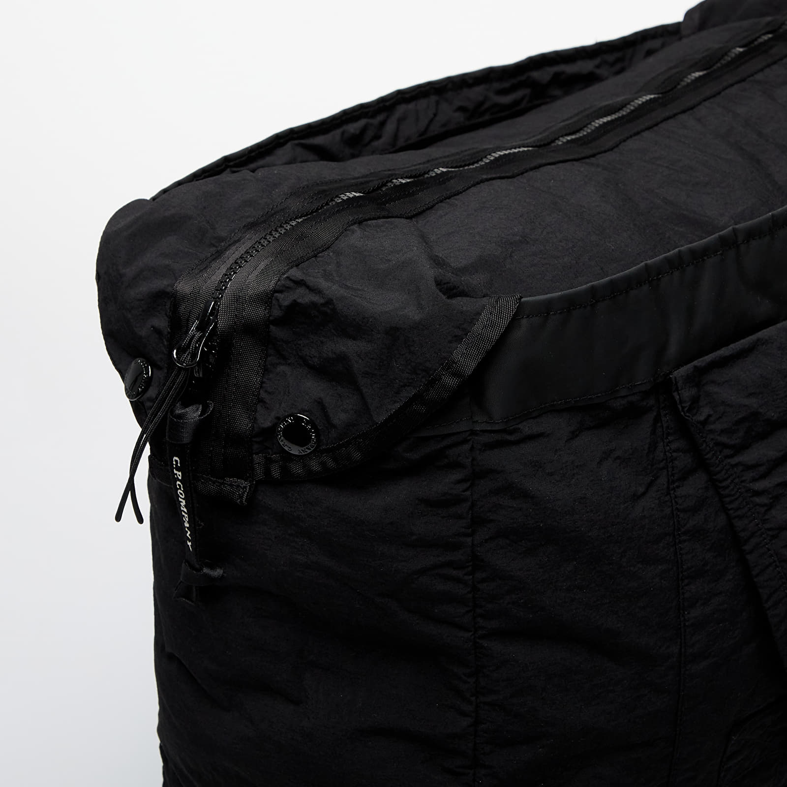 Tašky přes rameno C.P. Company Plain Paper Touch Duffel Bag Black