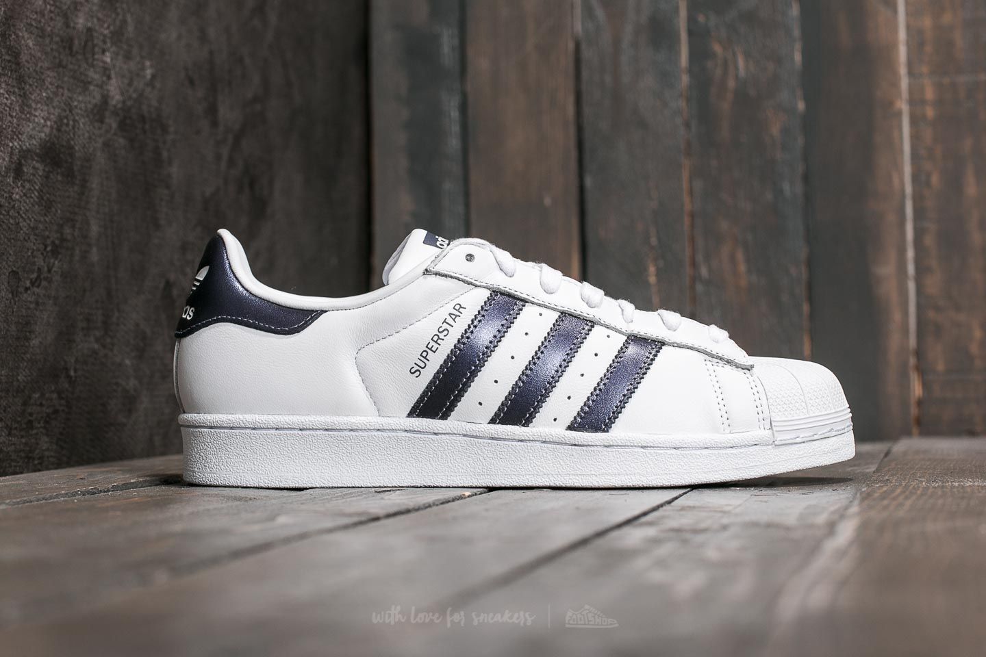 Adidas superstar purple night metallic top
