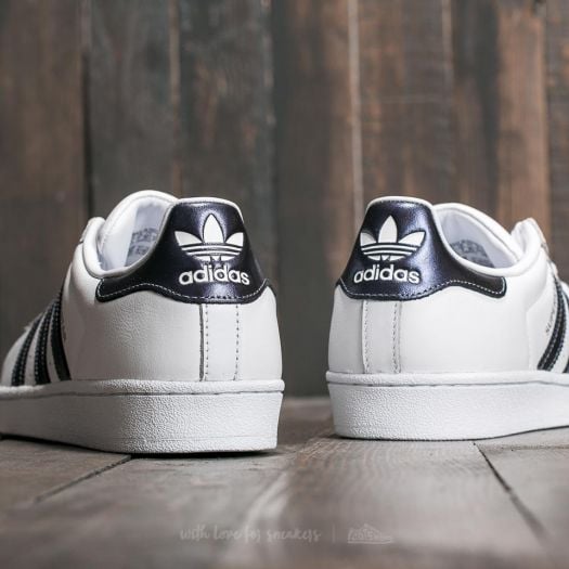 Womens grey and white superstars deals