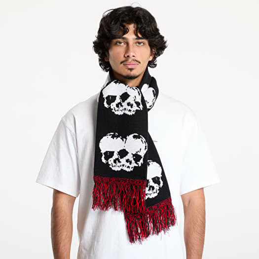 小物 archive skull design scarf swag LOVARZI Skull Scarf for Men & Women - Shemagh Black & White Cotton