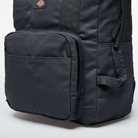 dickies grey backpack leather bottom Essential Khaki Left side mesh water bottle pocket Charcoal Grey Rucksack Dickies Dickies