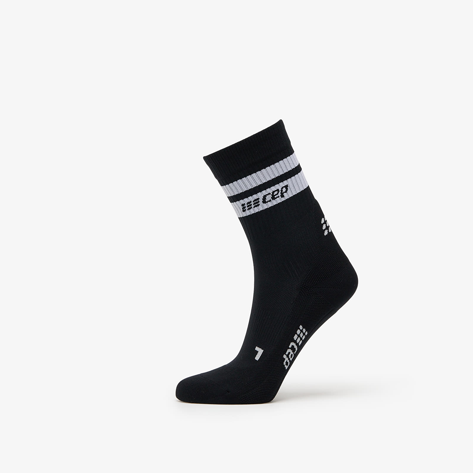 Socken - Herren CEP 80's Mid Cut Compression Socks Black/ White