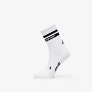 CEP 80's Mid Cut Compression Socks White/ Black