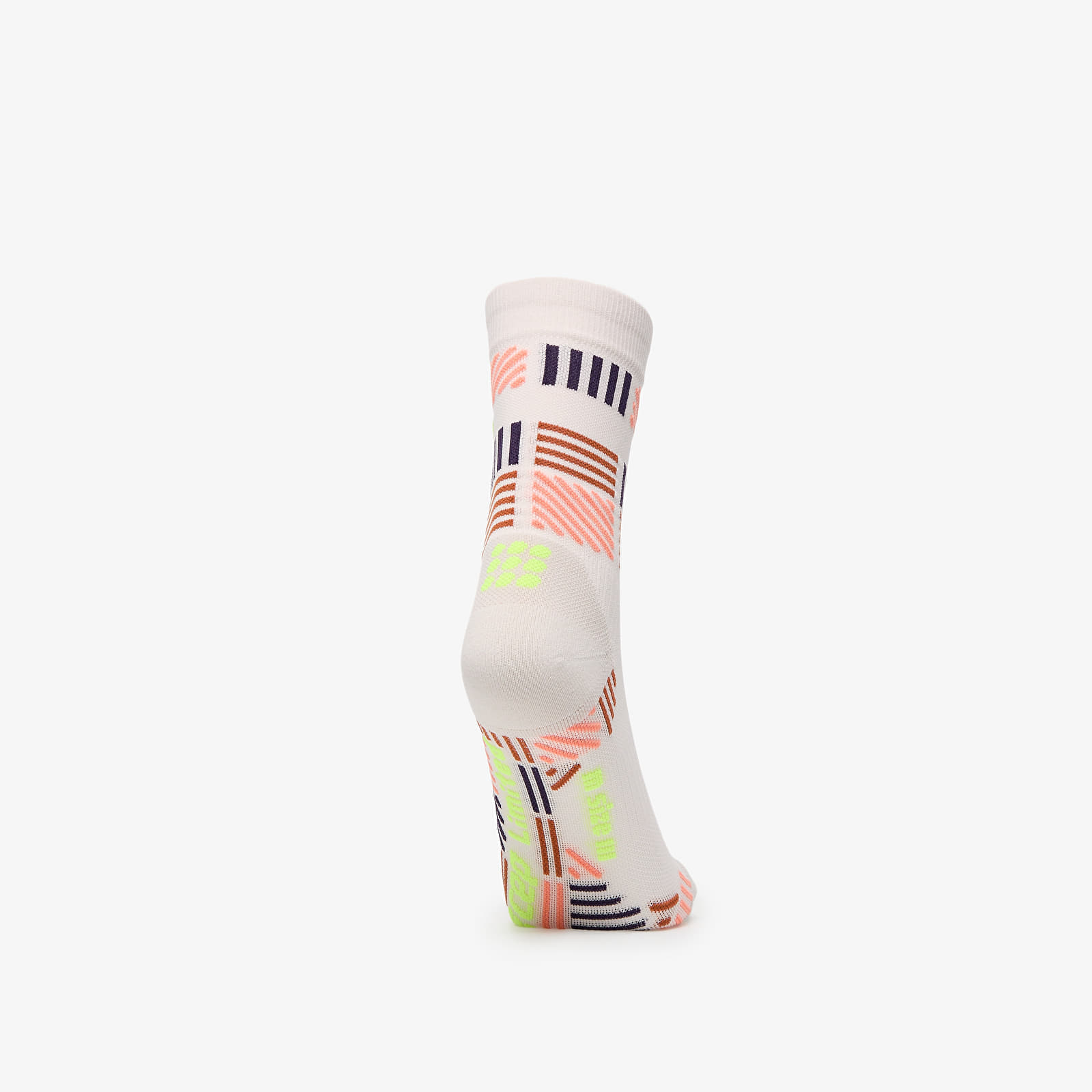 Socken - Herren CEP The Run Limited Edition Compression Mid Cut Socks Cream/ Neon Yellow