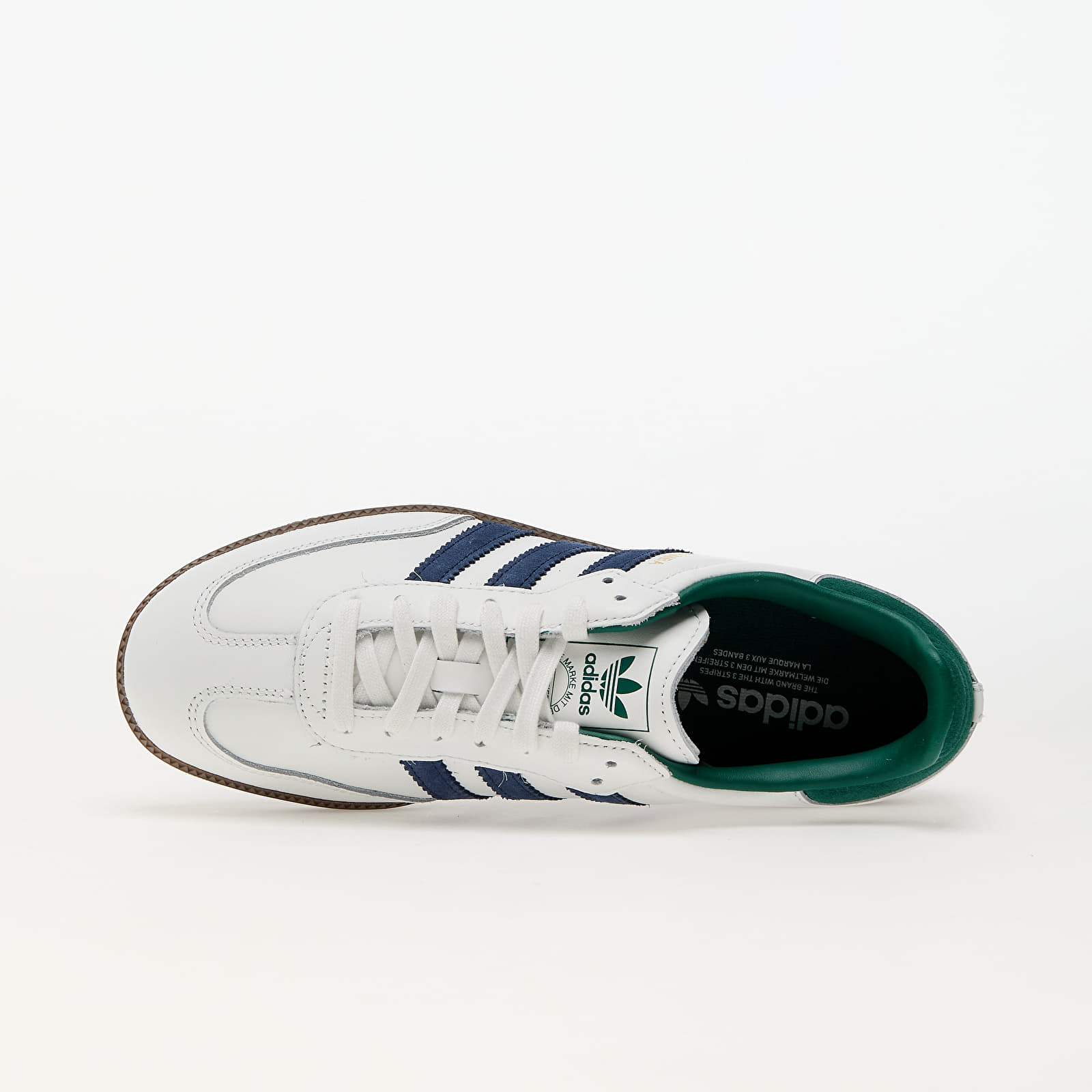 Vyriška avalynė adidas Samba Og Black White/ Collegiate Green/ Active Green