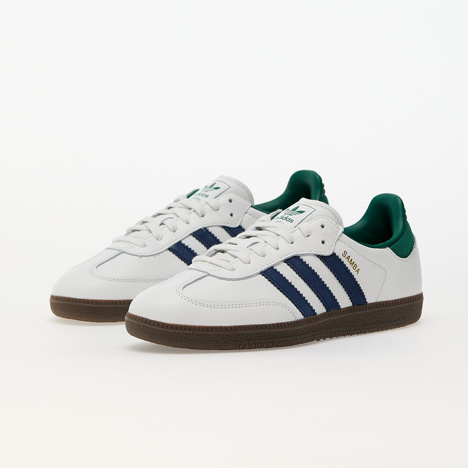 Vyriška avalynė adidas Samba Og Black White/ Collegiate Green/ Active Green