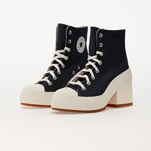 Men s shoes Converse Chuck 70 De Luxe Heel Platform Shadow Woods Egret Black Footshop