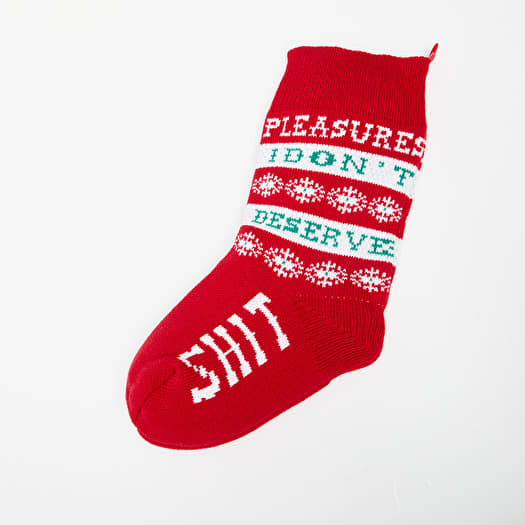 PLEASURES Naughty Holiday Stocking Red