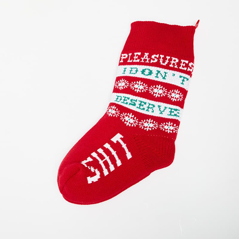 PLEASURES Naughty Holiday Stocking Red