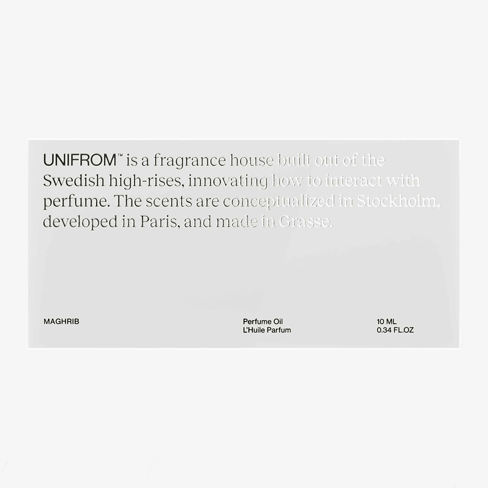 Weitere Accessoires Unifrom Maghrib – Perfume Oil 10 ml