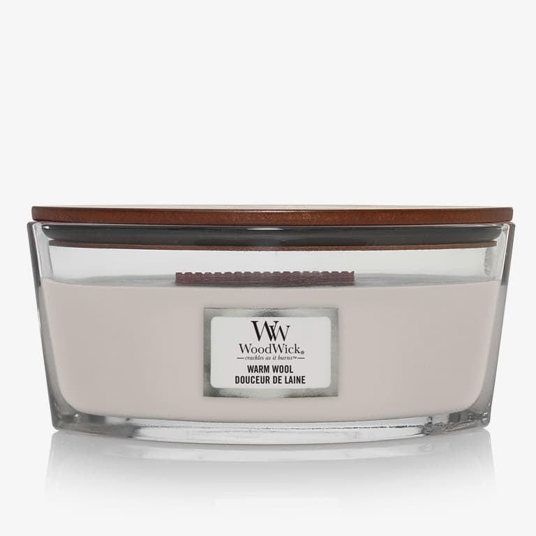 Kerzen und Diffusoren WoodWick Elipse Candle - Warm Wool