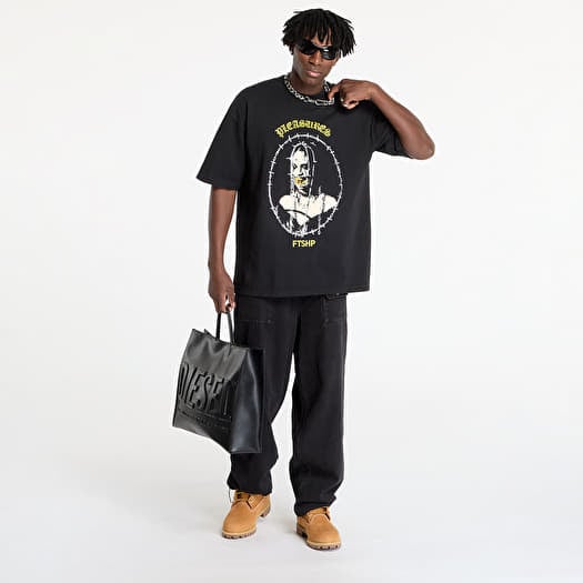 Tシャツ・カットソー PLEASURES PUB T-SHIRT (45824) T-shirts PLEASURES x FTSHP Cage T-Shirt UNISEX Black | Footshop