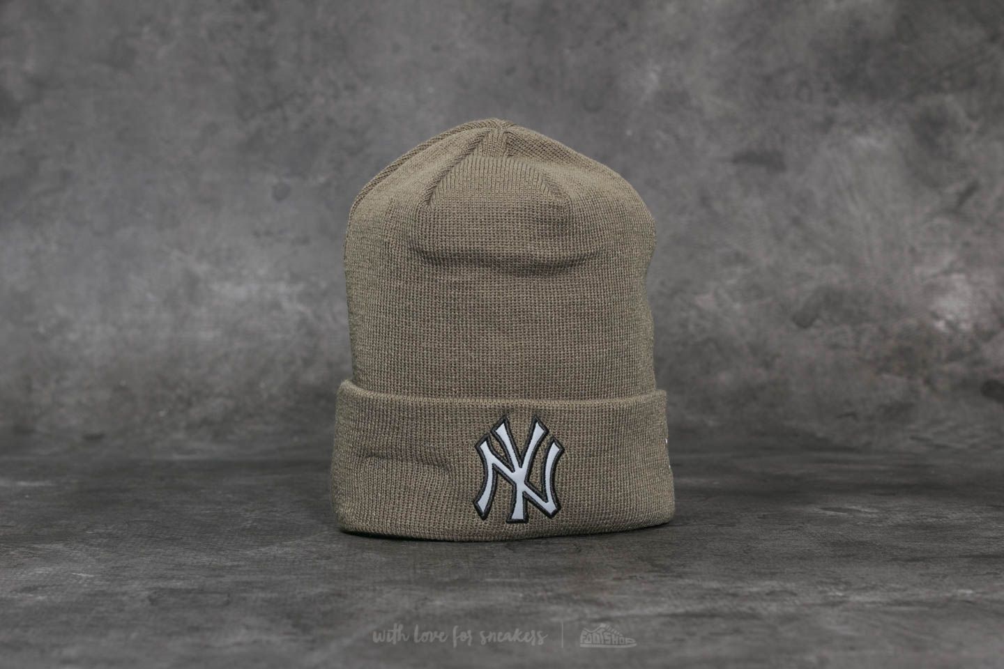 Hats New Era MLB Night Ops Cuff New York Yankees Beanie Green