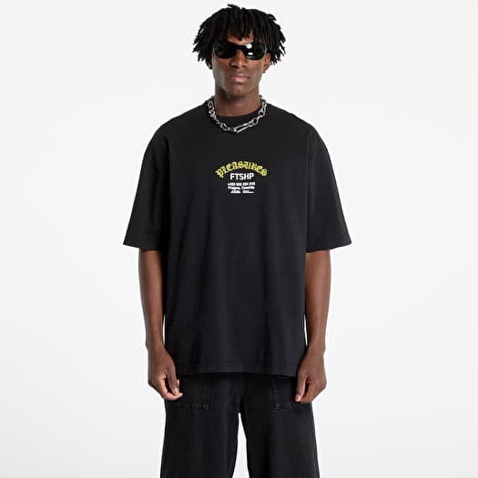 T-paita PLEASURES x FTSHP Questions T-Shirt UNISEX Black