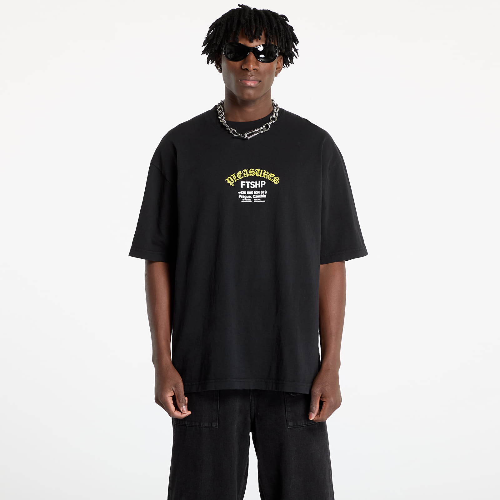 T-Shirts PLEASURES x FTSHP Questions T-Shirt UNISEX Black