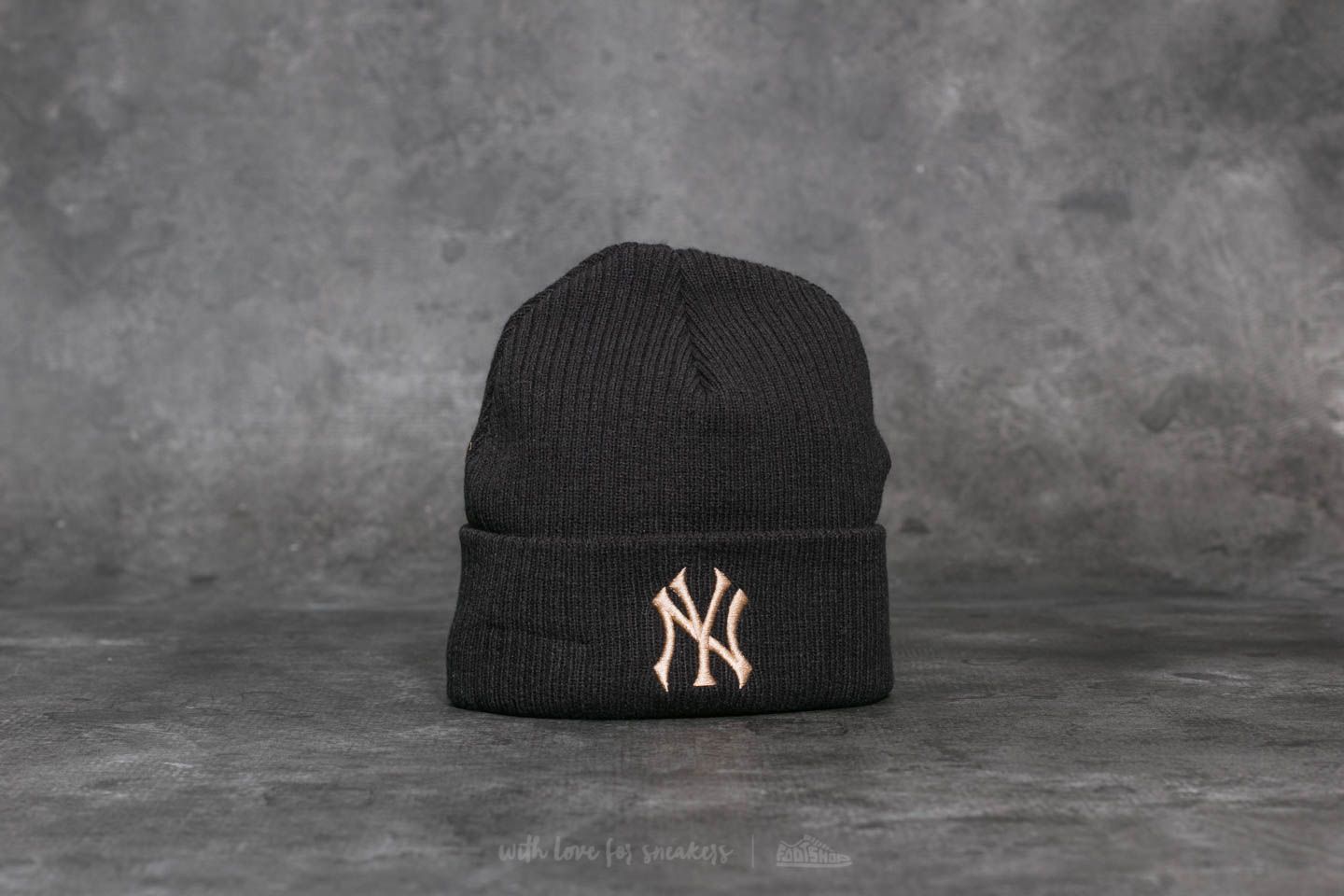 Gorros New Era MLB Club Coop Knit New York Yankees Beanie Black
