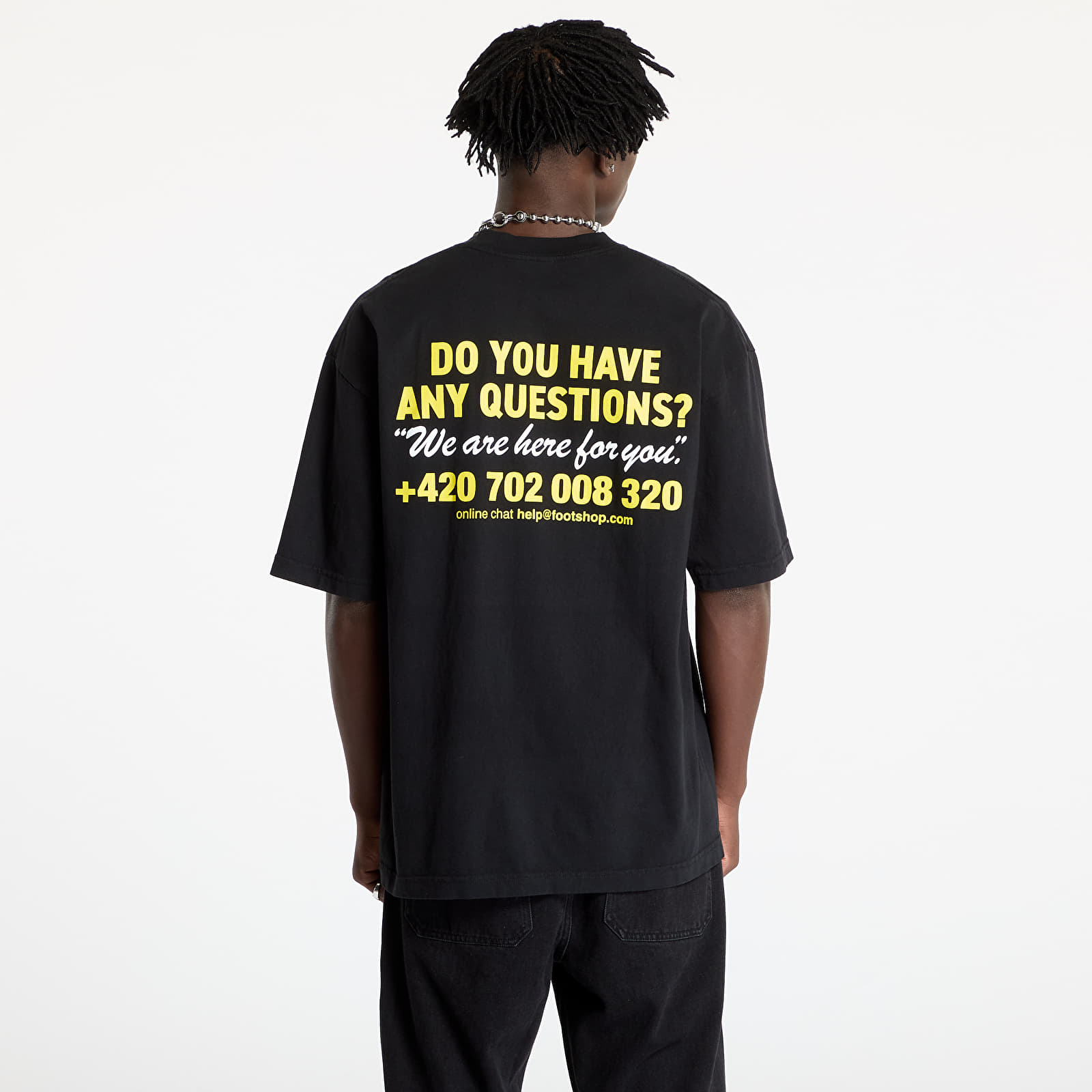 T-Shirts PLEASURES x FTSHP Questions T-Shirt UNISEX Black