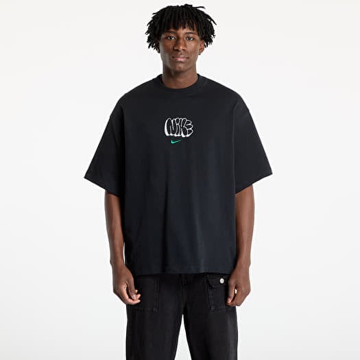 Póló Nike Solo Swoosh Tee GPX Black/ Malachite