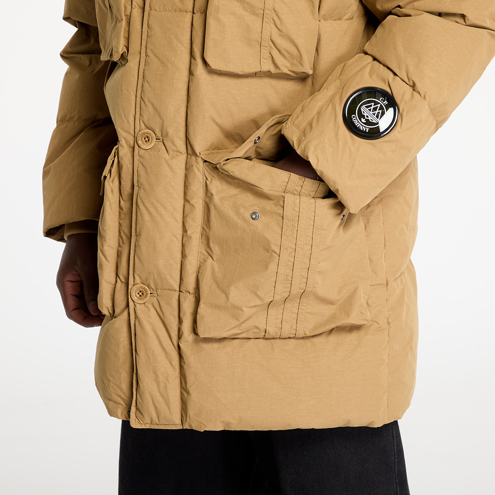 Kurtki adidas x C.P.Company Puffer Jacket Preloved Brown
