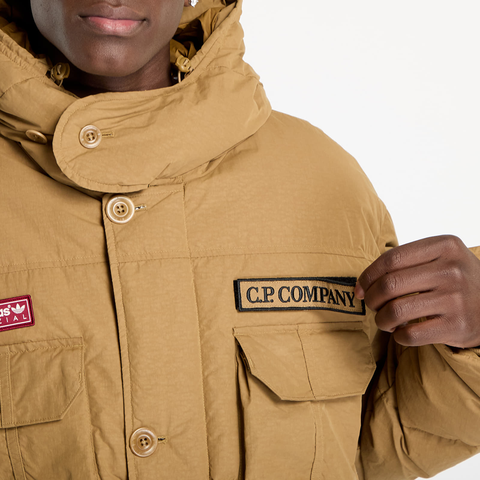 Kurtki adidas x C.P.Company Puffer Jacket Preloved Brown