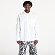 Nike Life Men's Long-Sleeve Oxford Button-Down Shirt White/ White/ White