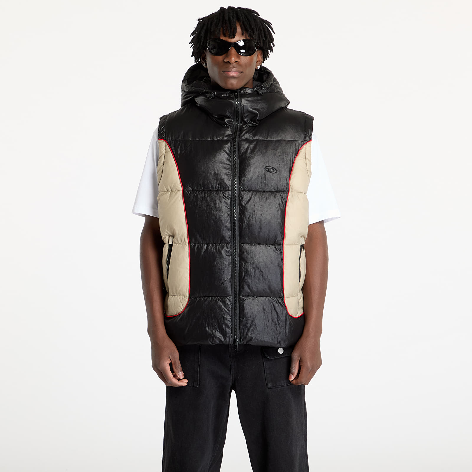 Vesty Diesel W-Ostend-Sl Vest Black