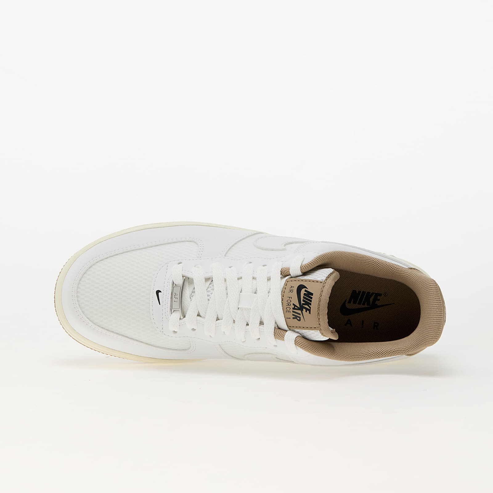 Herren Sneaker und Schuhe Nike Air Force 1 '07 Lv8 Summit White/ Summit White-Khaki