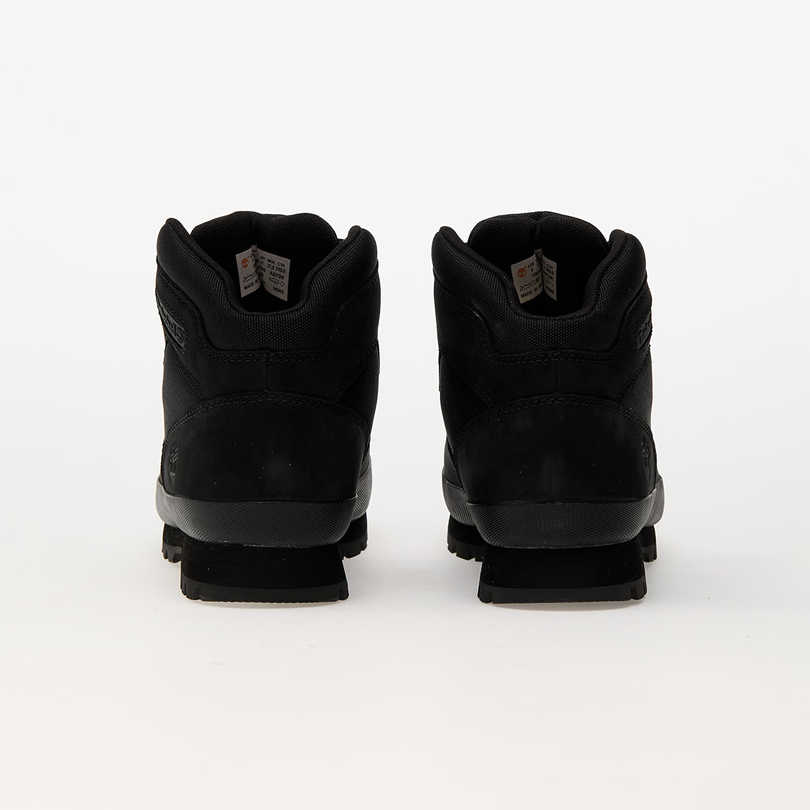 Férfi cipők Timberland Mid Lace Up Boot Black Nubuck