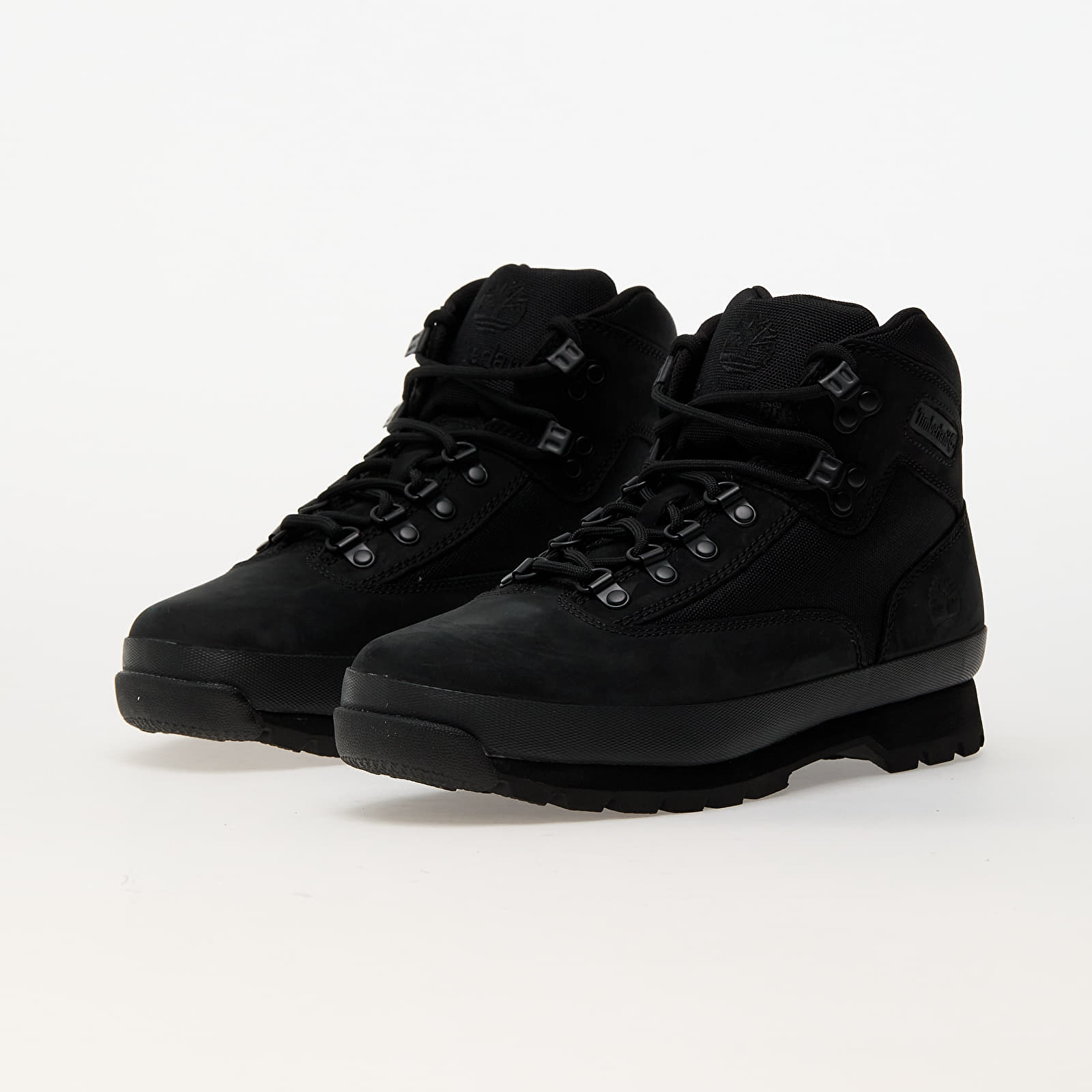 Férfi cipők Timberland Mid Lace Up Boot Black Nubuck