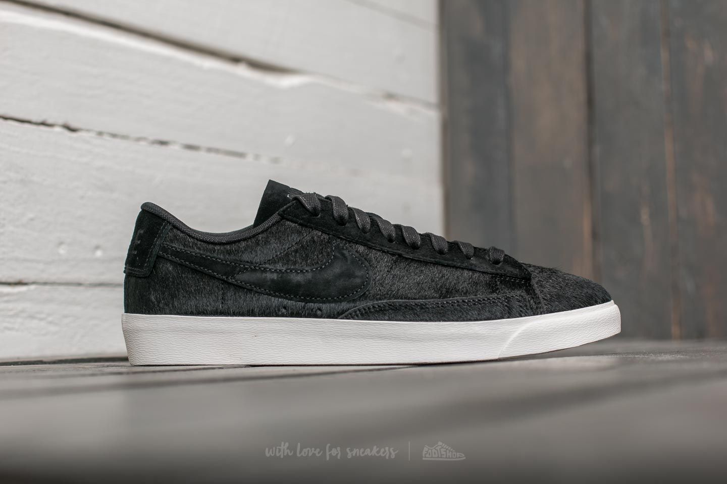 Women s shoes Nike Wmns Blazer Low LX Black Black Sail Footshop
